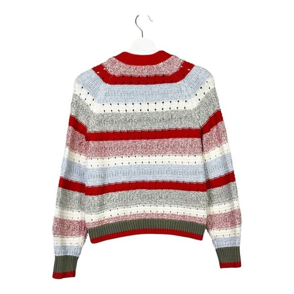 Per Una Striped Cotton Cardigan - Picture 3 of 11